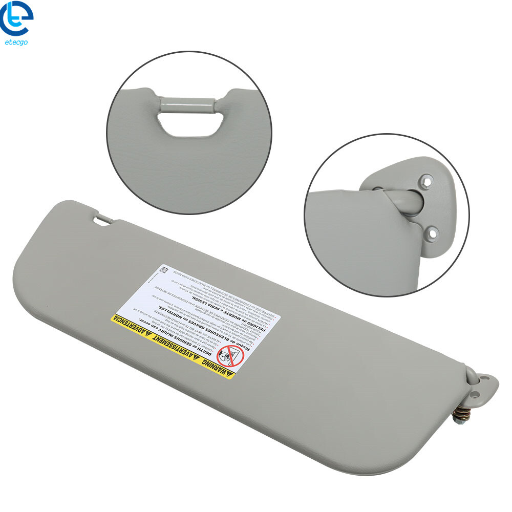 For 2009-2013 2014 Ford E150 E250 E350 Van Sun Visor Gray Left Driver Side