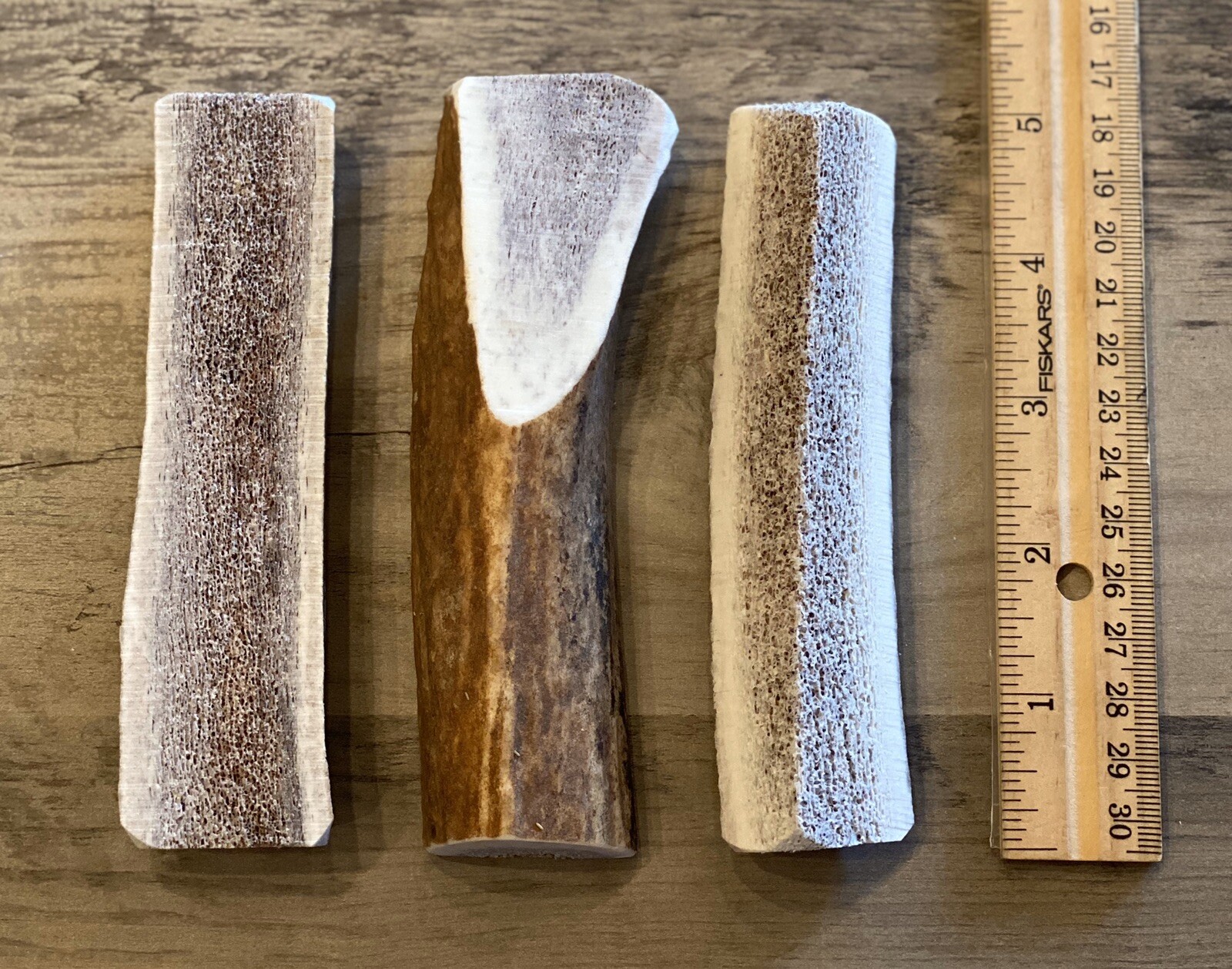 (6 PACK) SPLIT ELK ANTLER PREMIUM CHEWS (4-6") **OREGON ANTLER WORKS**