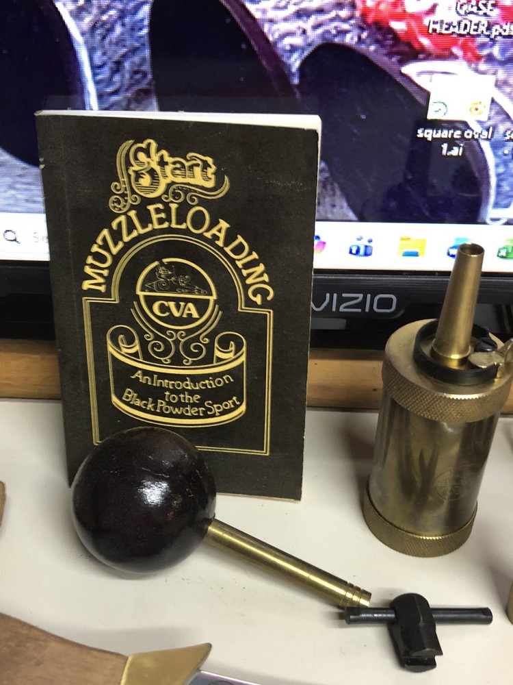 CVA Connecticut Bowie Knife & Muzzle loading Starter Kit Accessories