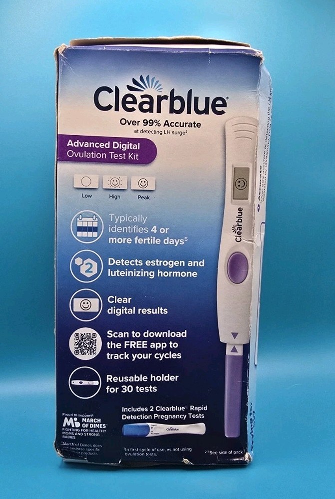 Clearblue Advanced Digital Ovulation Kit 30+2 Exp 06/2027