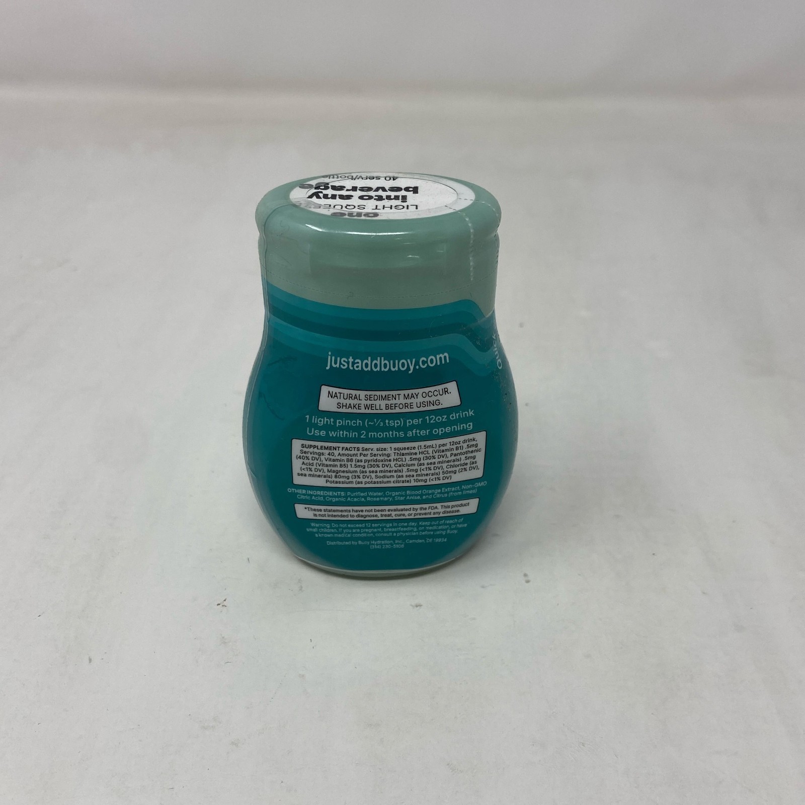 Buoy Hydration Drops + Trace Minerals, Unflavored 2 fl oz