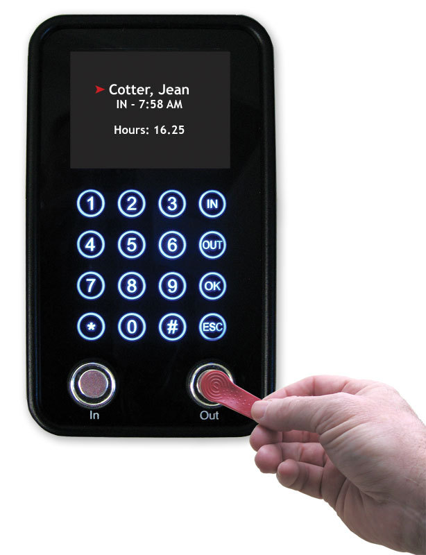 TimePilot Vetro Electronic Time Clock with Software and Free Shipping