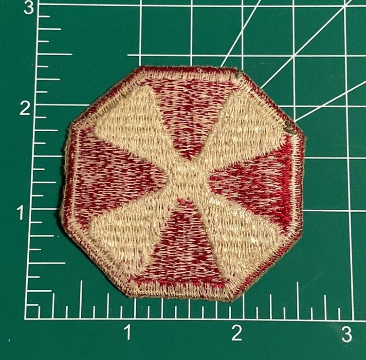 WWII US 8th Army Shoulder Patch
