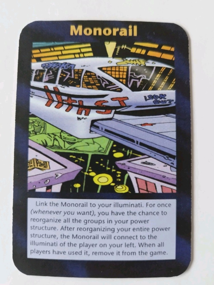 Illuminati Inwo New Card! Monorail.