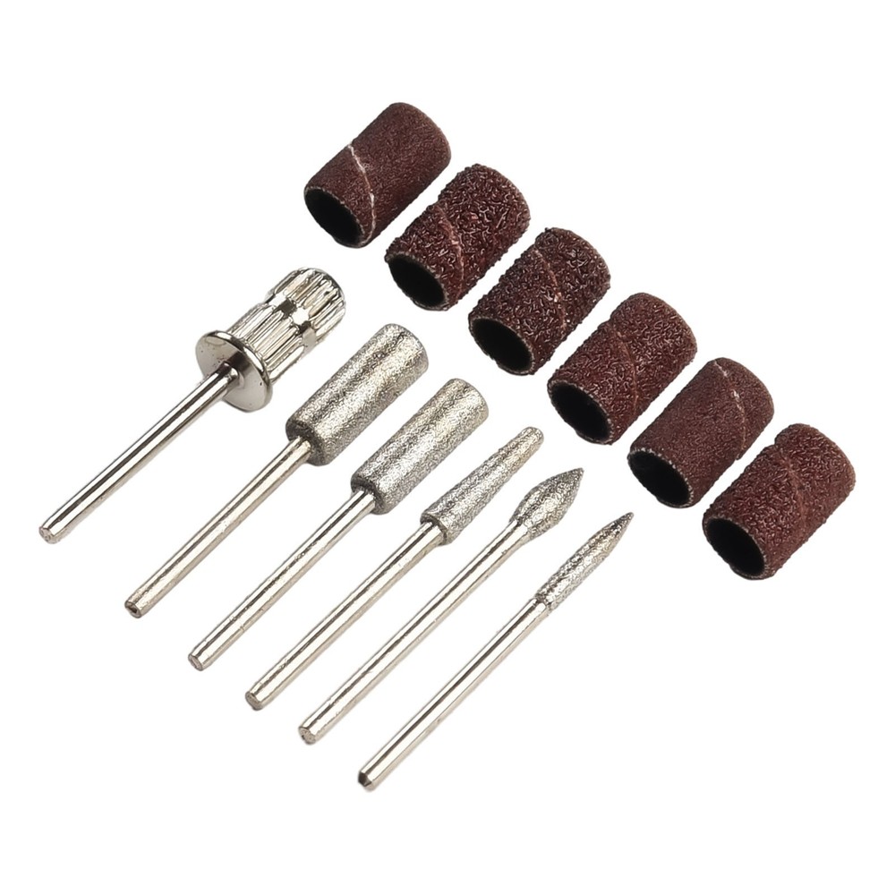 12pcs Electric Nail Drill Bits File Tool Manicure Machine Grind Head Tools Pack