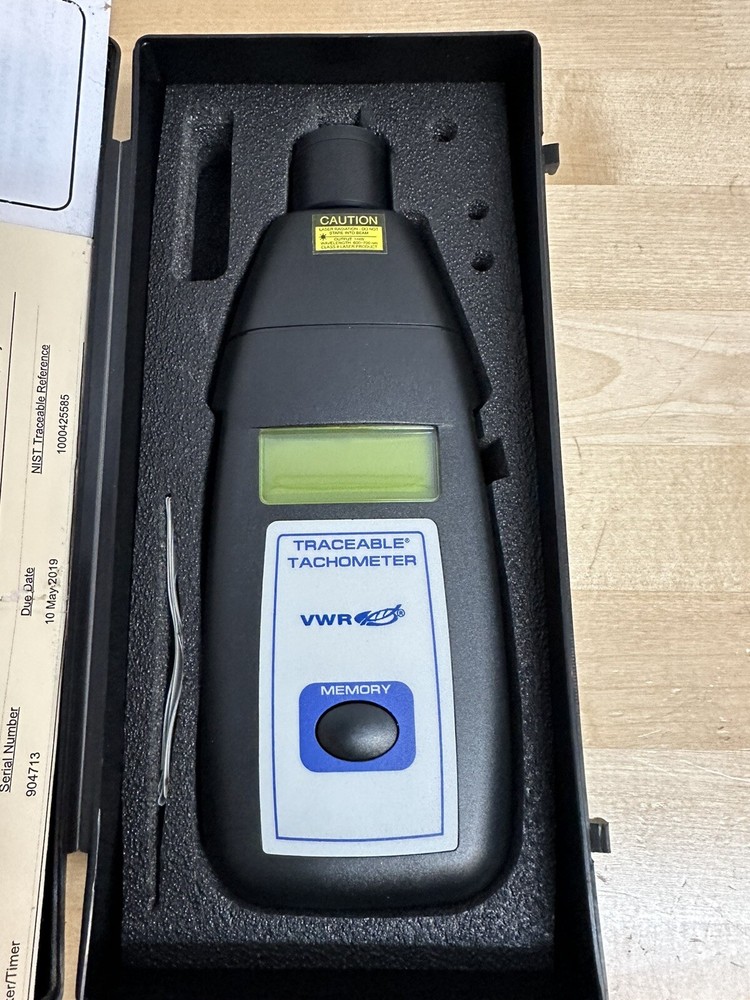 VWR Touchless Traceable Digital Tachometer 23609-212