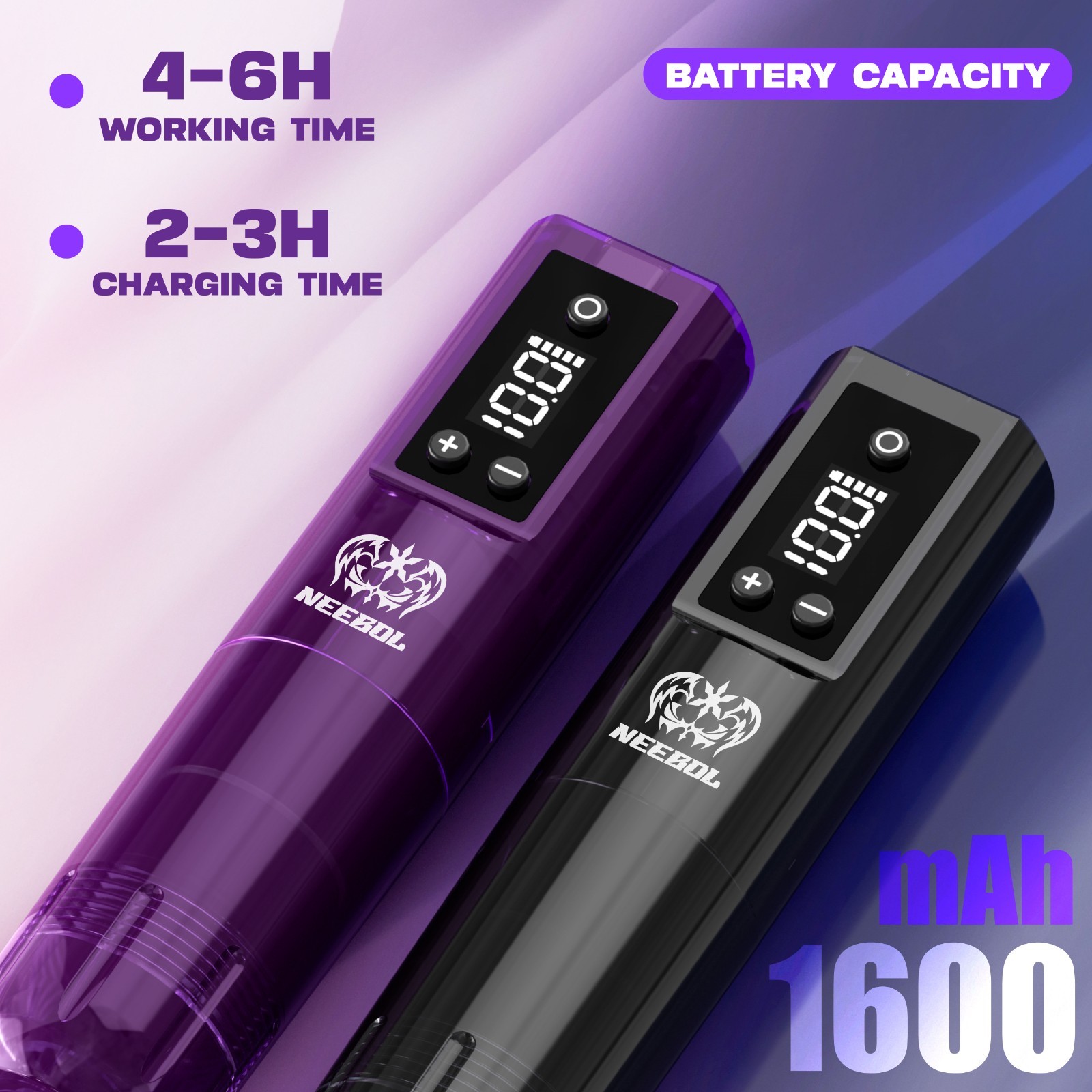 Complete Tattoo Pen Kit Wireless Tattoo MachineGun with Needle Ink Tattoo Supply