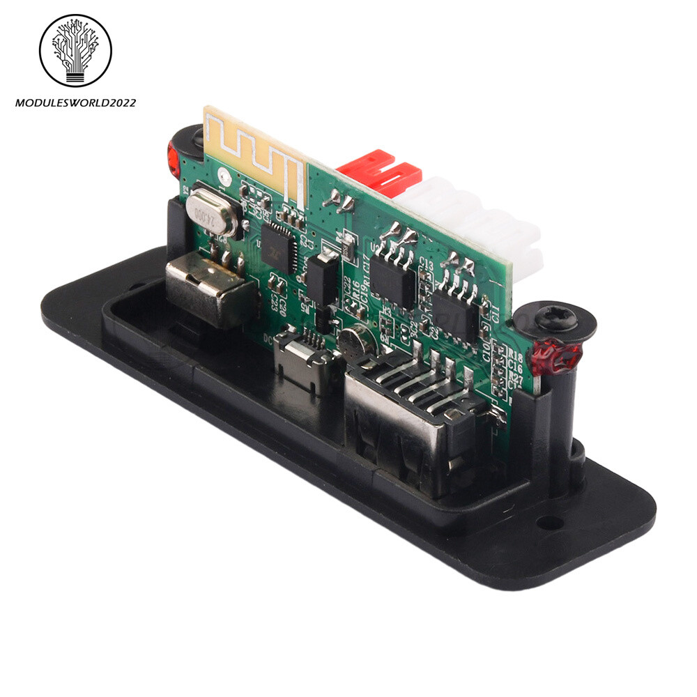 DC5V Bluetooth MP3 Player Decoder Board 2*3W Car Audio Amplifier Module FM Radio