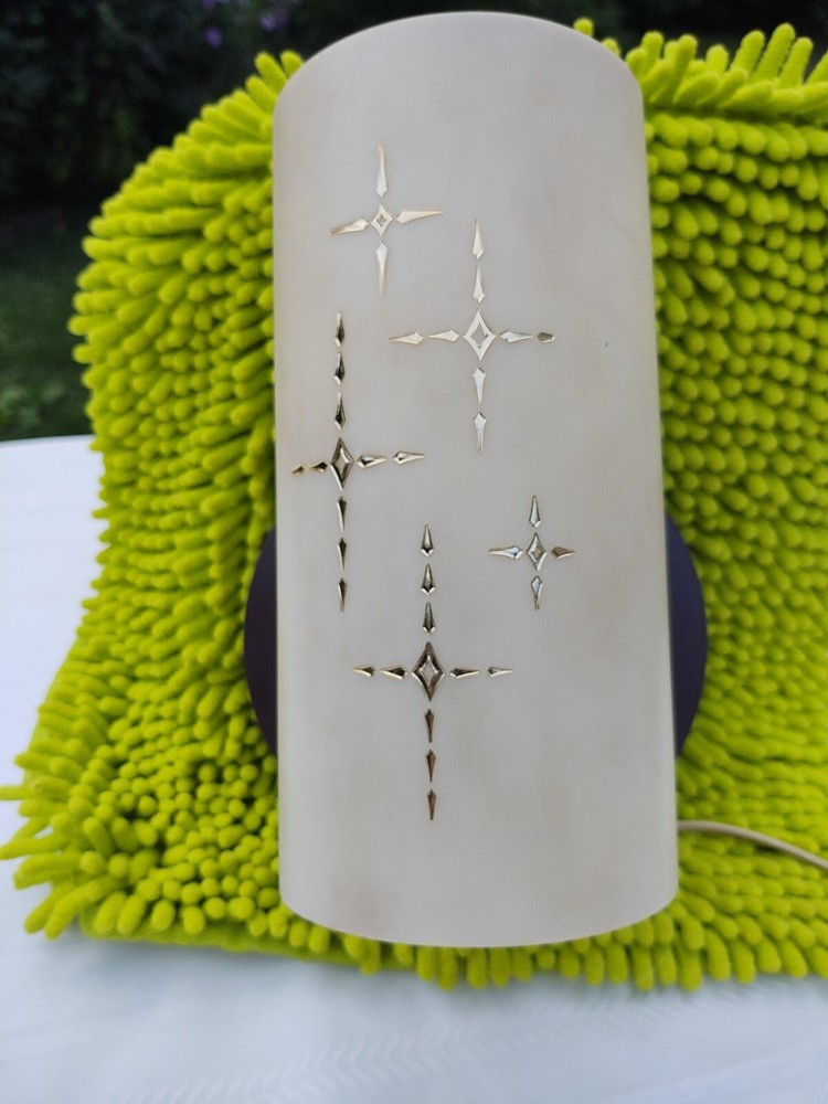 Vintage Plastic Atomic Wall Lamp, Works