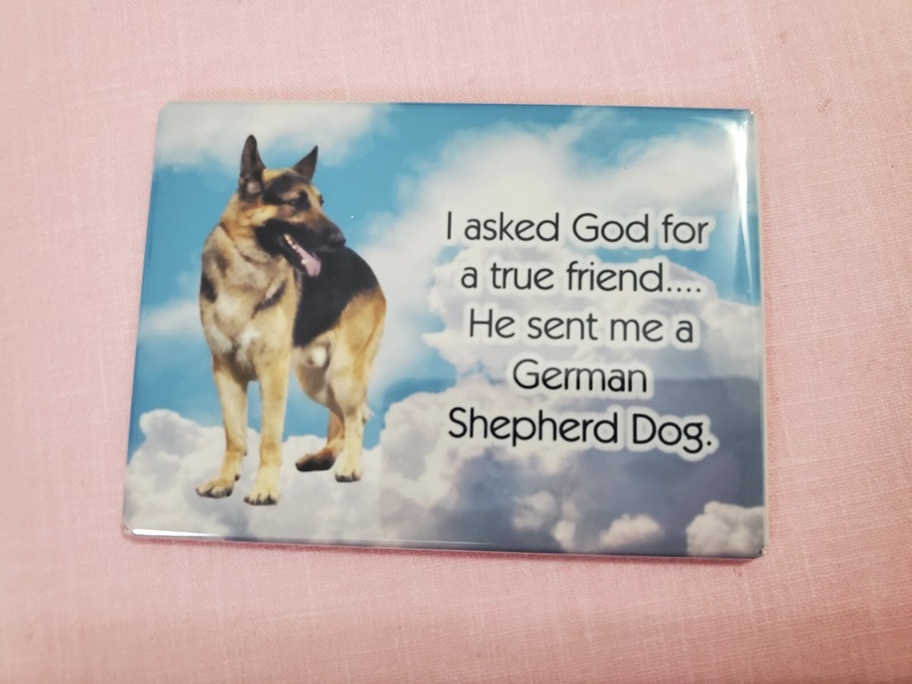 4 GERMAN SHEPHERD MAGNETS