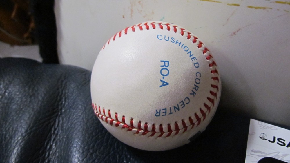 Tom Trebelhorn signed baseball JSA Certified