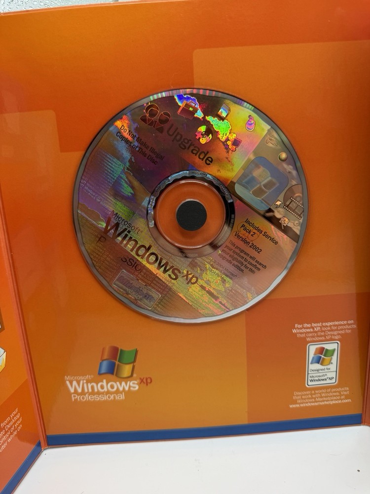 Microsoft Windows XP Professional Upgrade Version 2002 SP2 CIB w/ Product Key