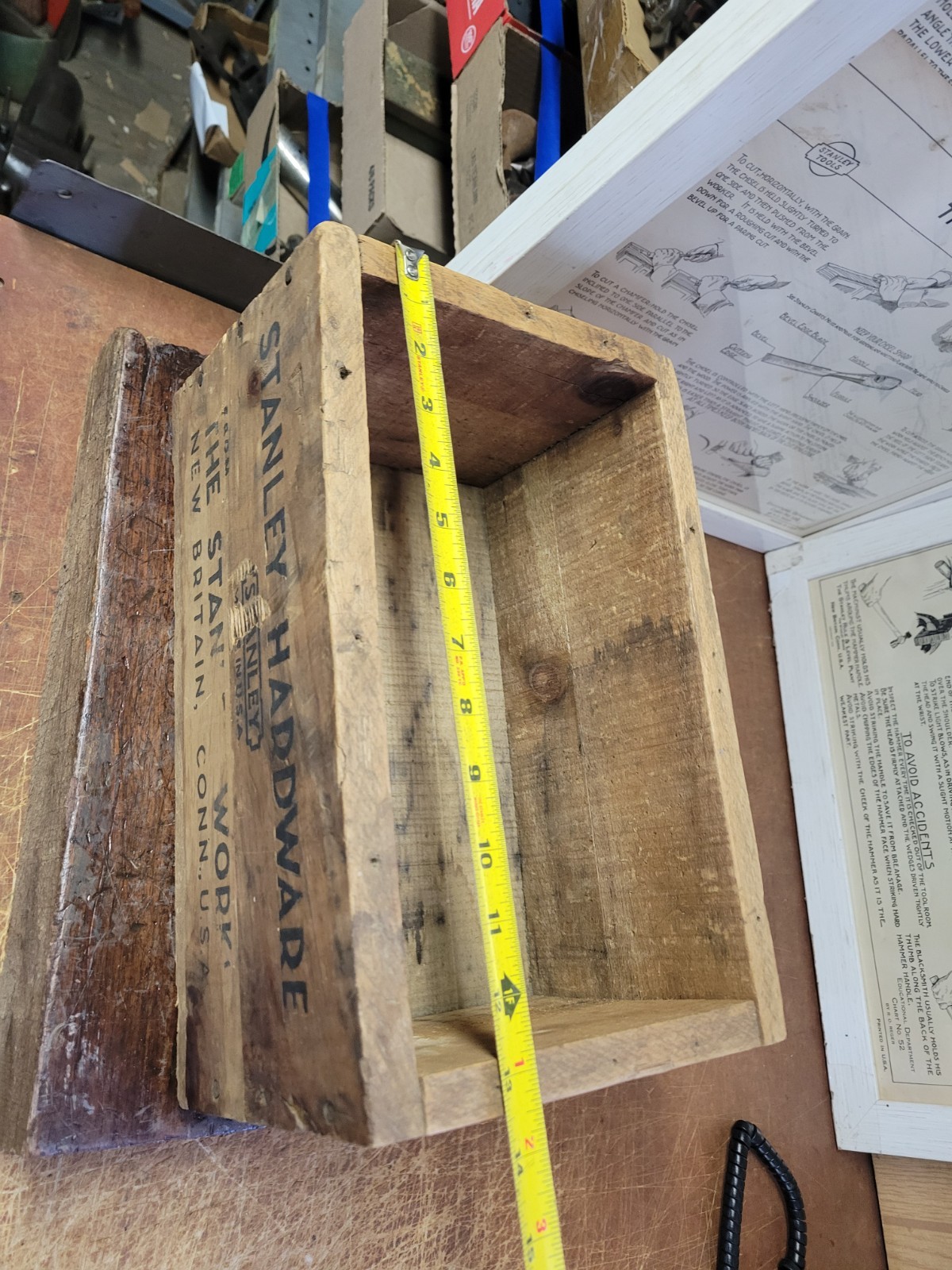 Antique The Stanley Works, Stanley Hardware, Shipping Crate