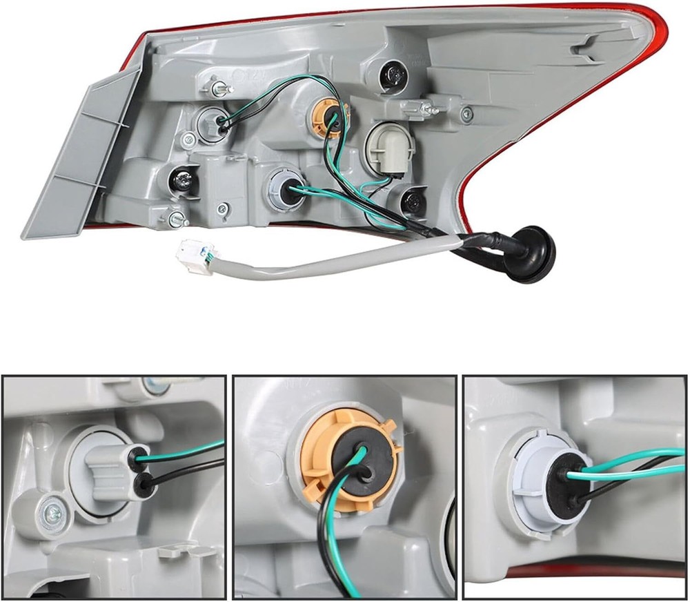 Rear LeftTail Light Assembly Replacement for Sentra 2016-2018 Outer Driver Side