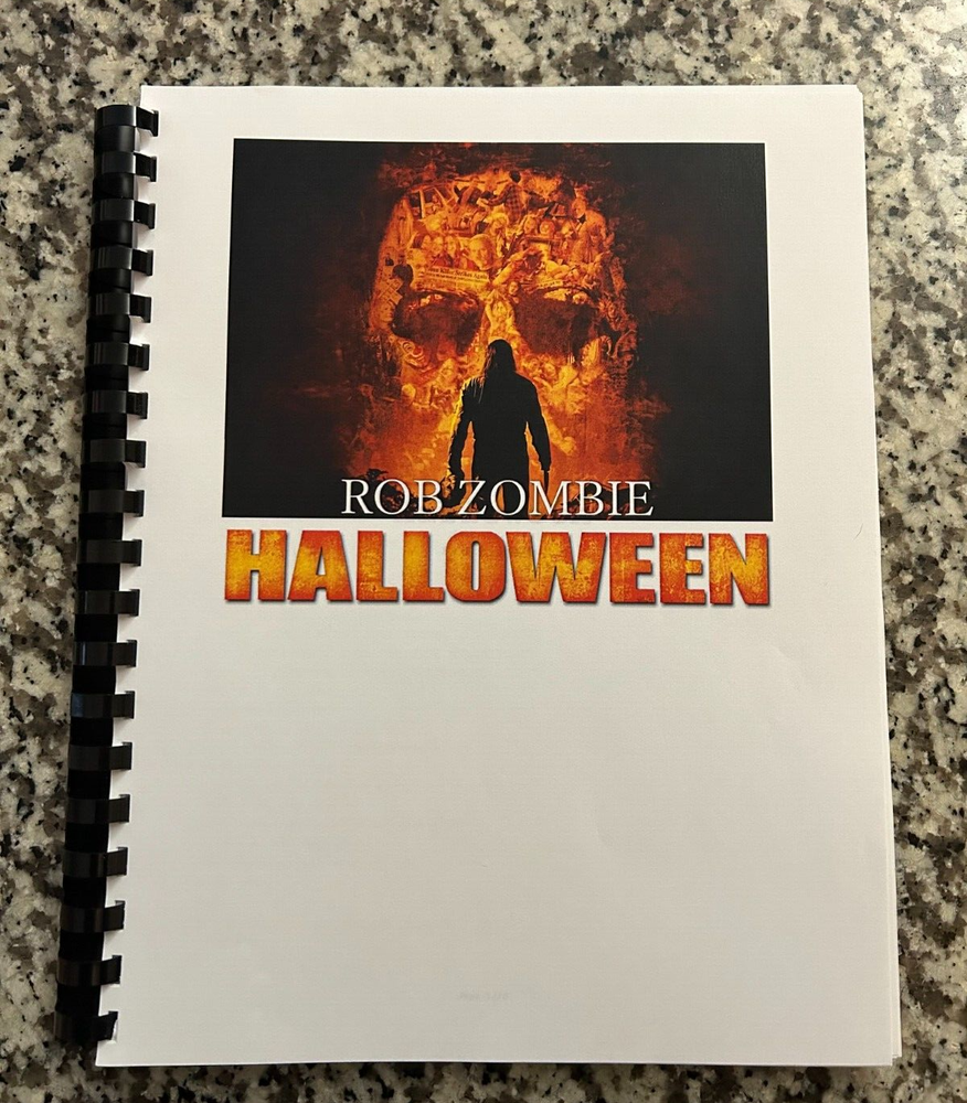 Rob Zombie Halloween Horror Movie Script Reprint Full Screenplay Script