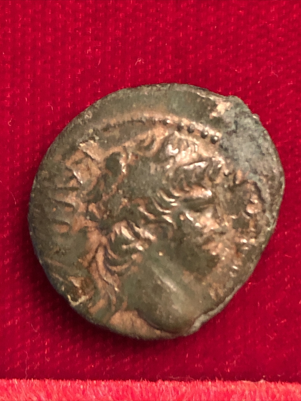 nero ae19 lydia hypaepa Ad54-68 Nero /Zeus Wonderful Green Patina