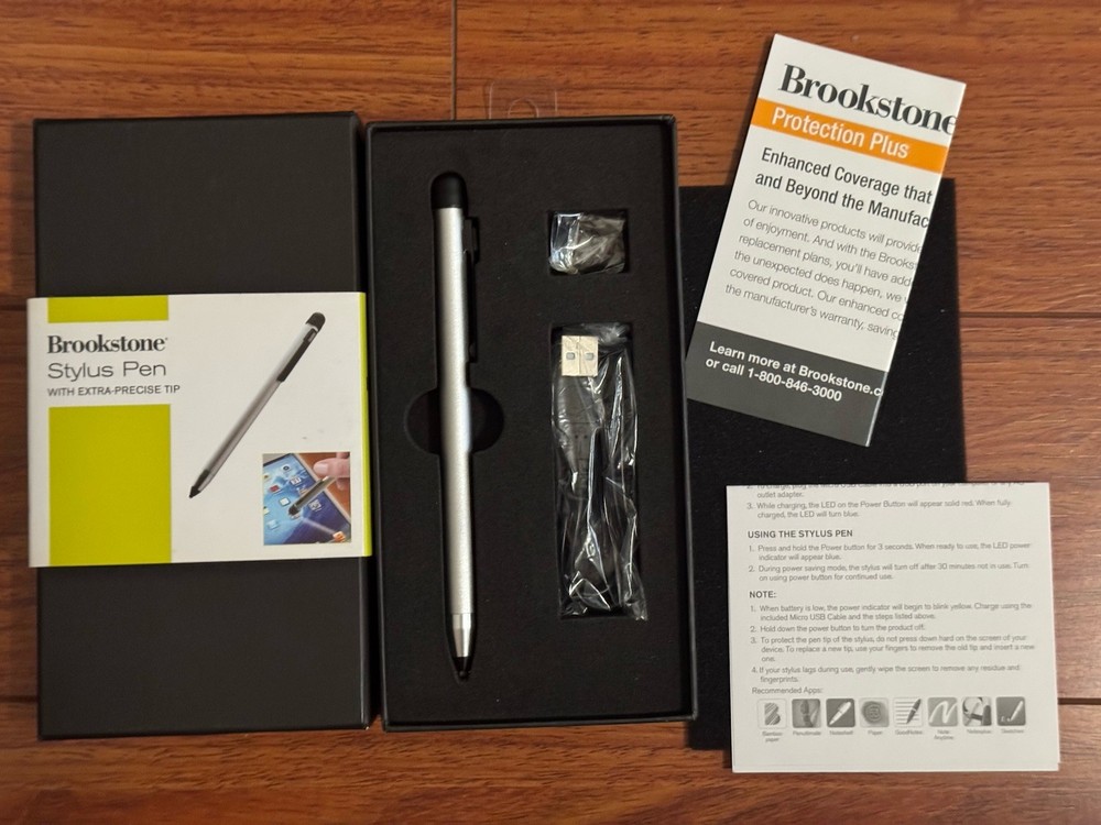 Brookstone Stylus Pen with Extra-Precise Tip