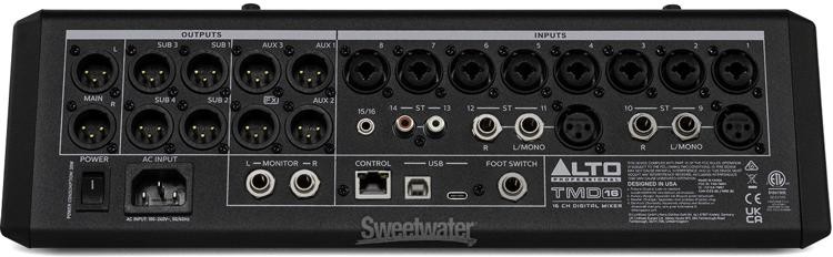 Alto Professional TMD16 16-channel Digital Mixer