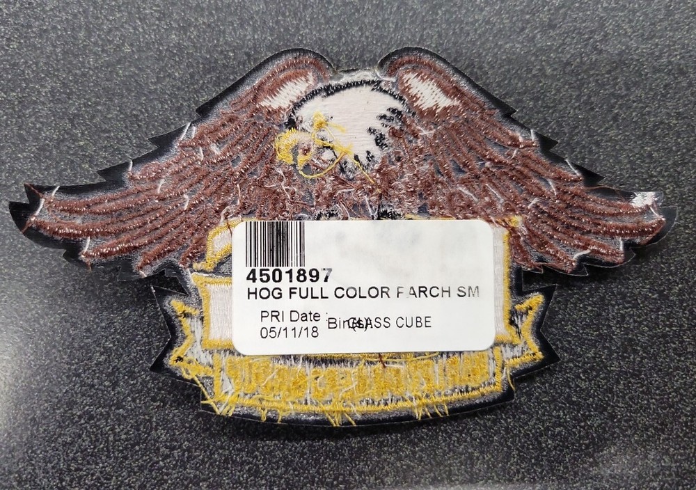 Small HOG - Harley Owners Group Brown Eagle Patch Approx 6" x 3"