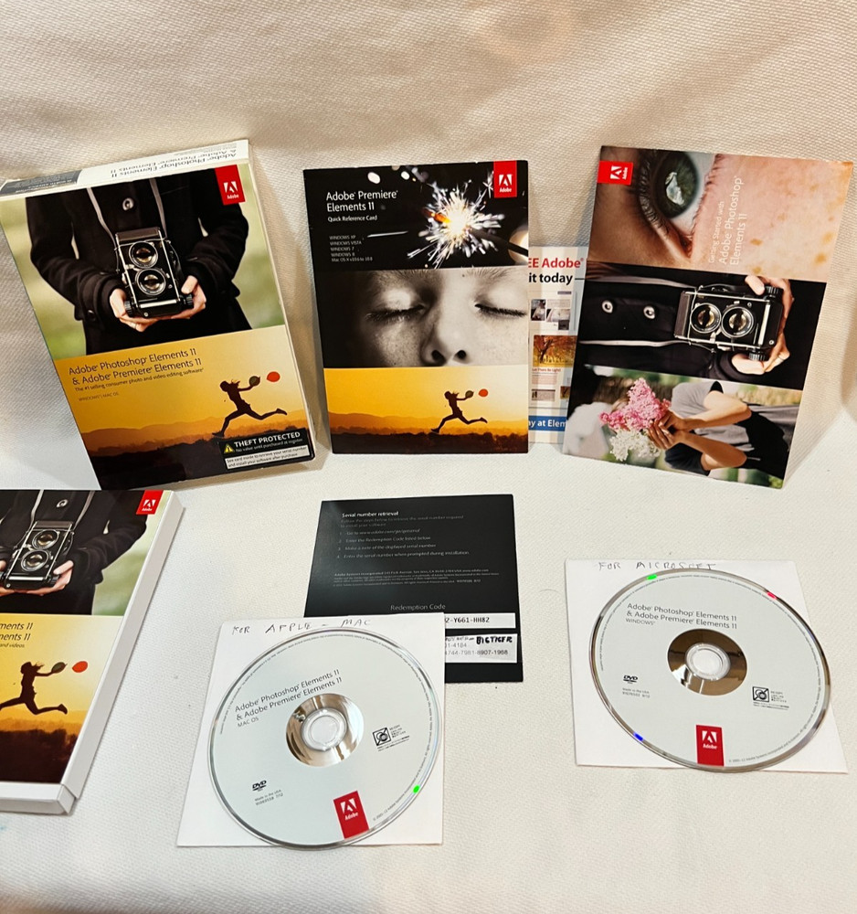 Photoshop Elements 11 For Windows & Mac OS 2012 Software