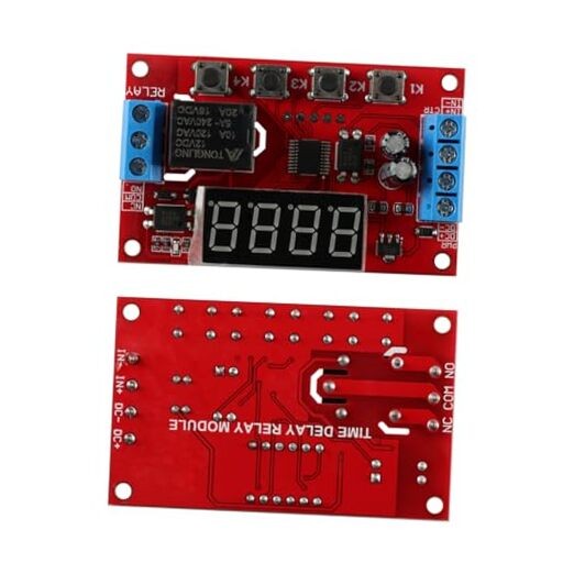 12V Multi-Mode Time Delay Relay Module, Adjustable Delay Timer, for 12v