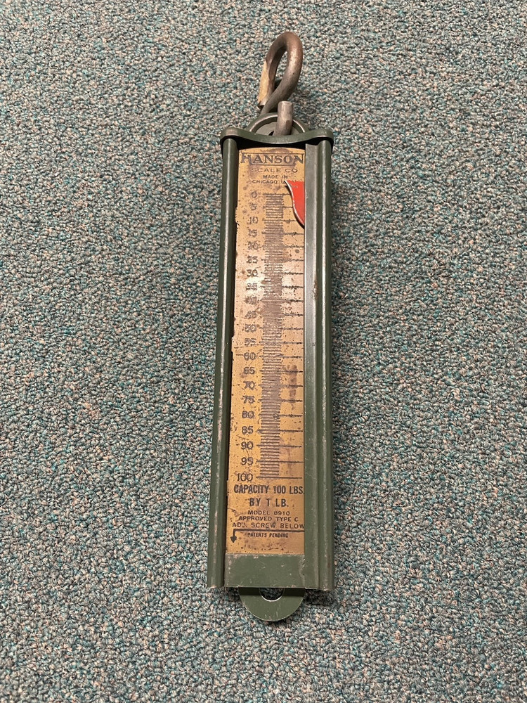Vintage Hanson Hanging Scale
