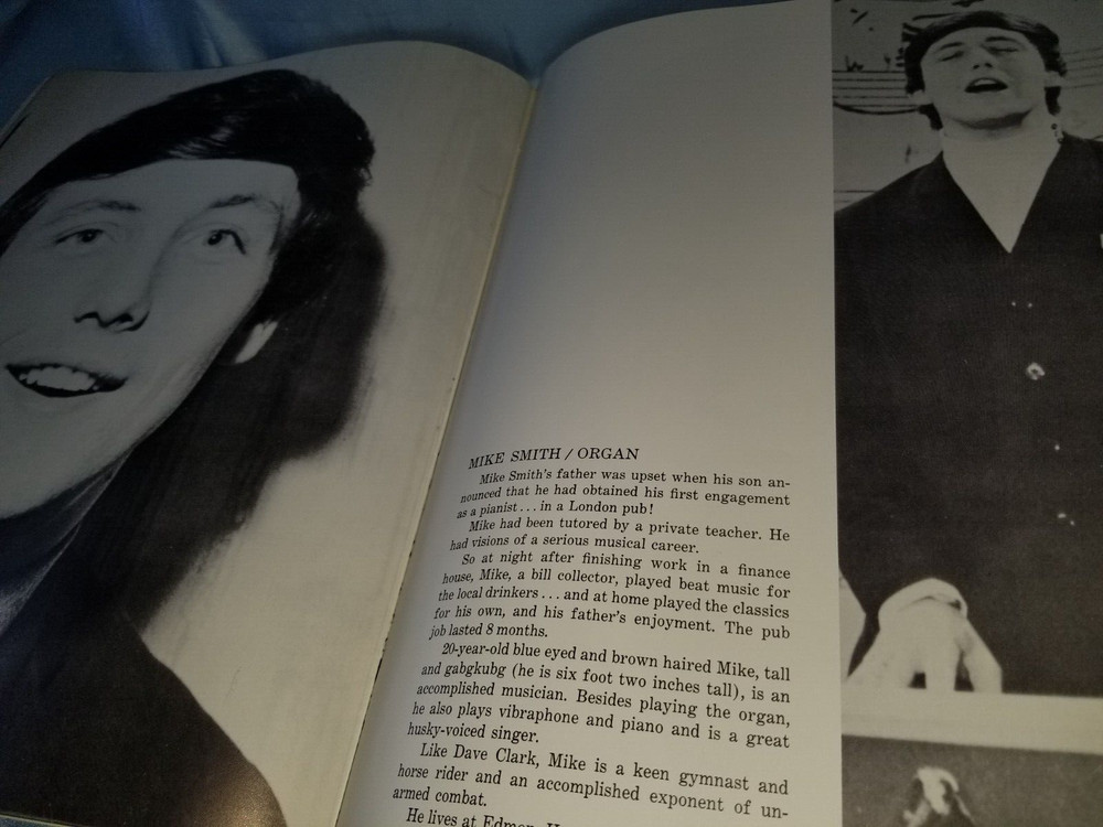 The Dave Clark Five Original US Concert Book Program 1965