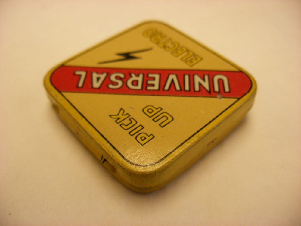 Phonograph Victrola Gramophone - Needle Tin - Universal Electro