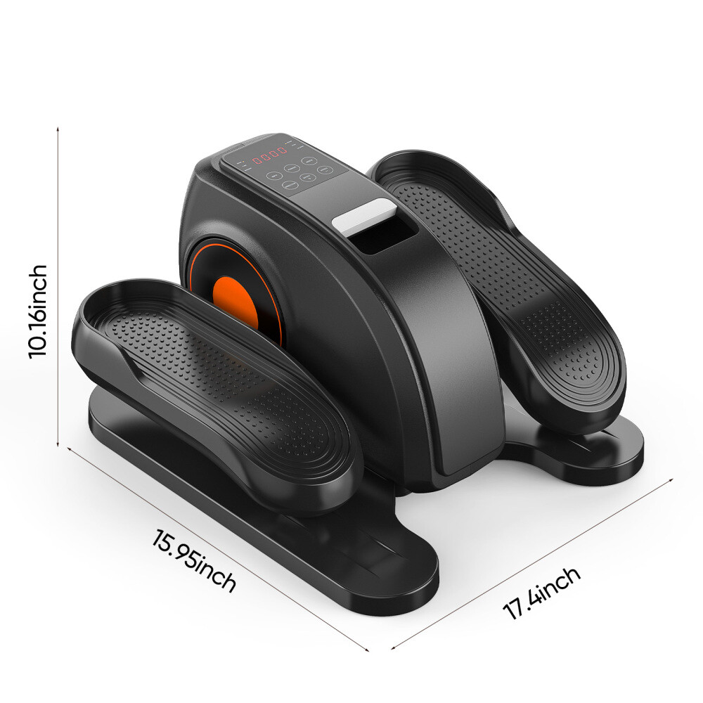 Under Desk Elliptical Machine Compact Quiet Mini Pedal Exerciser AdjustableSpeed