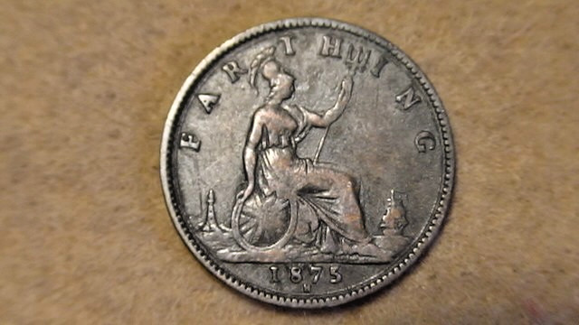 Great Britain. Farthing. 1875-H
