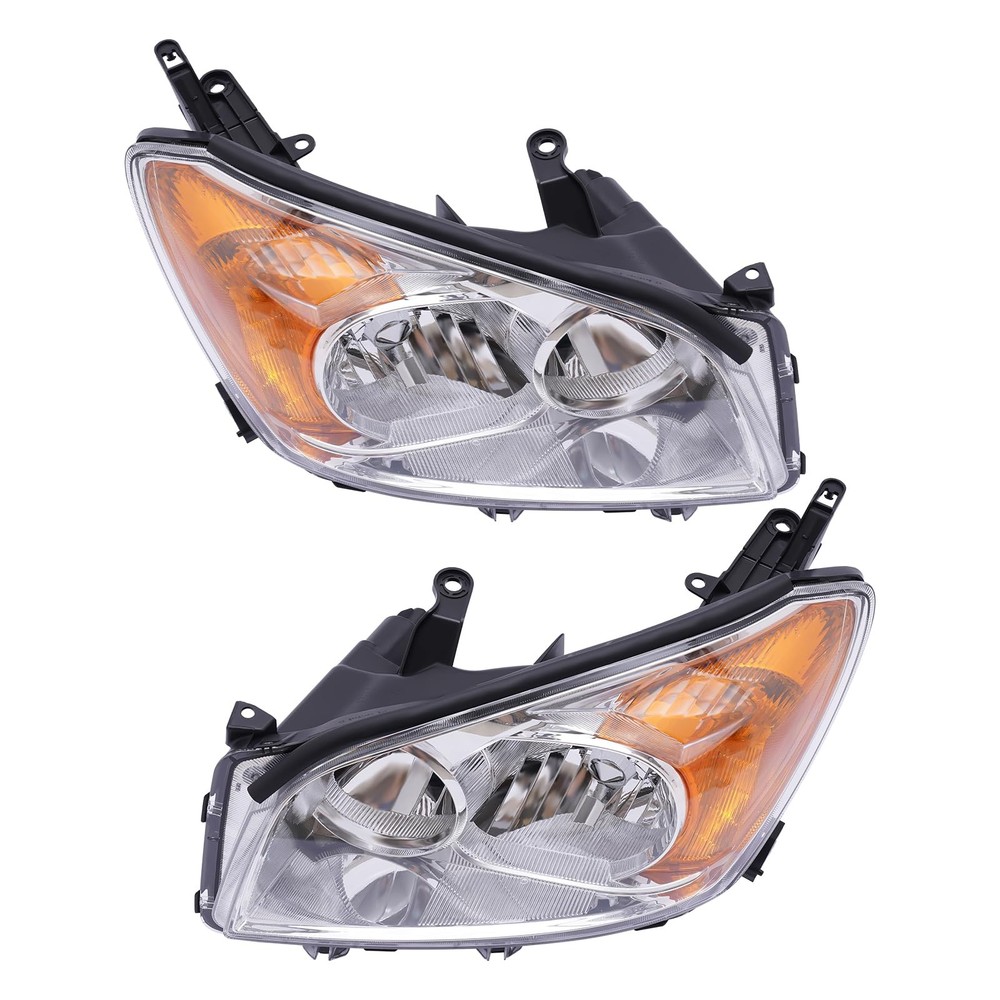 Halogen Projector Headlights Set for 2009-2012 Rav-4 Direct Replacement