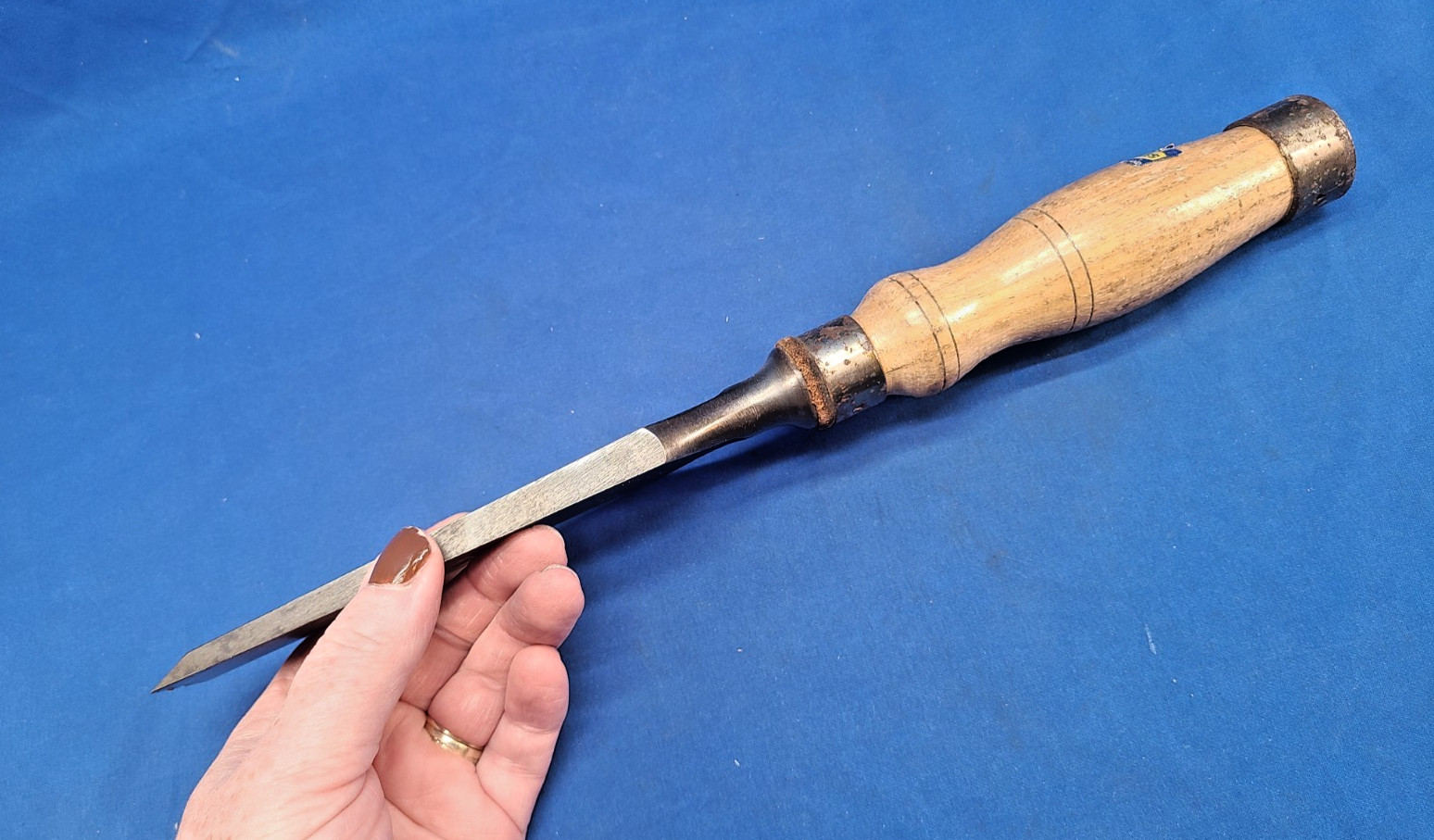 Marples 1 1/2 Inch Mortise Chisel Square Edge Tang Tool