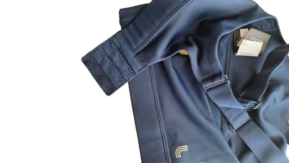 Lole Women's Swim Top, Size Large, solid Blue. New , item missing package