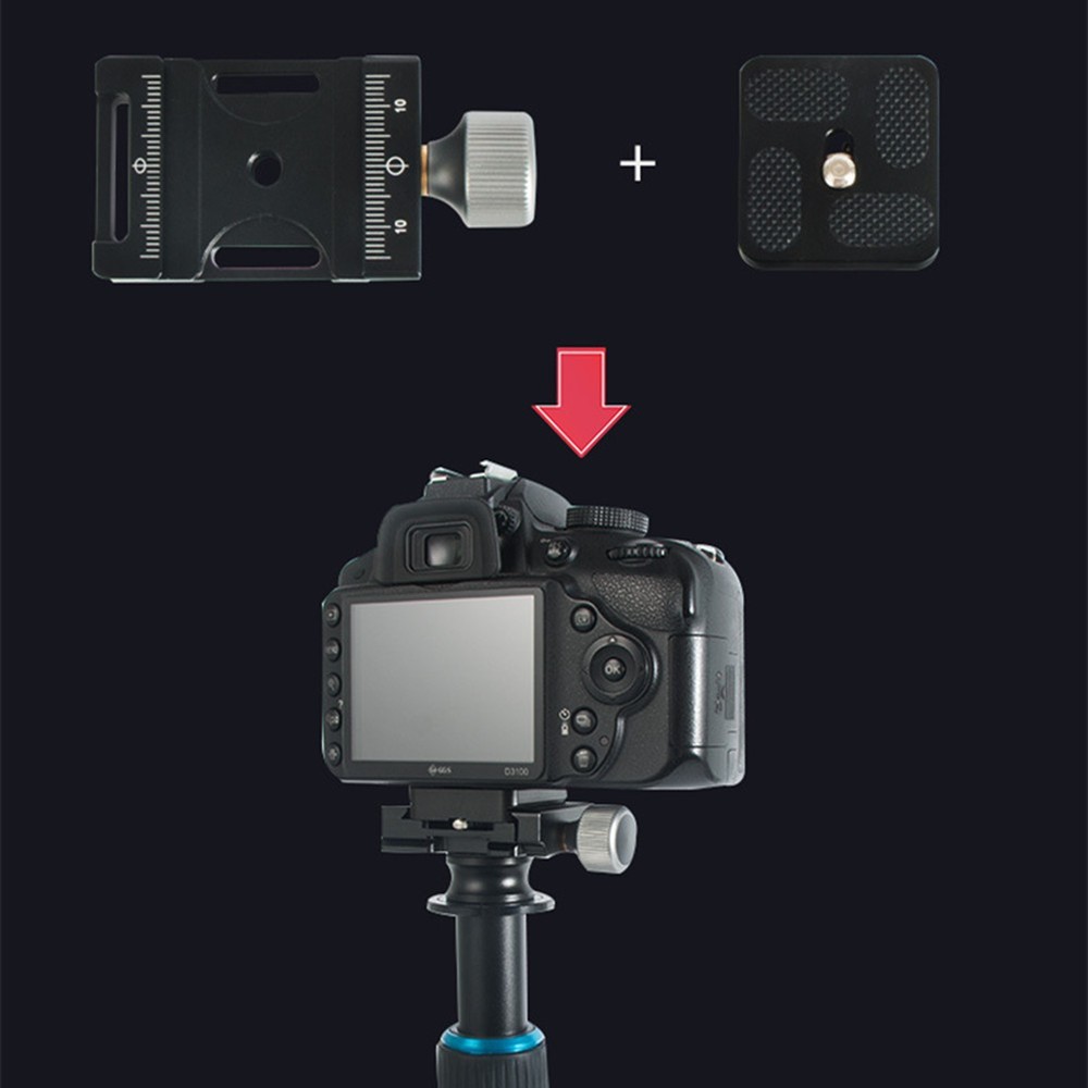 Adjustable Quick Release Clamp Camera Tripod Mount Base For Arca Swiss Plate C