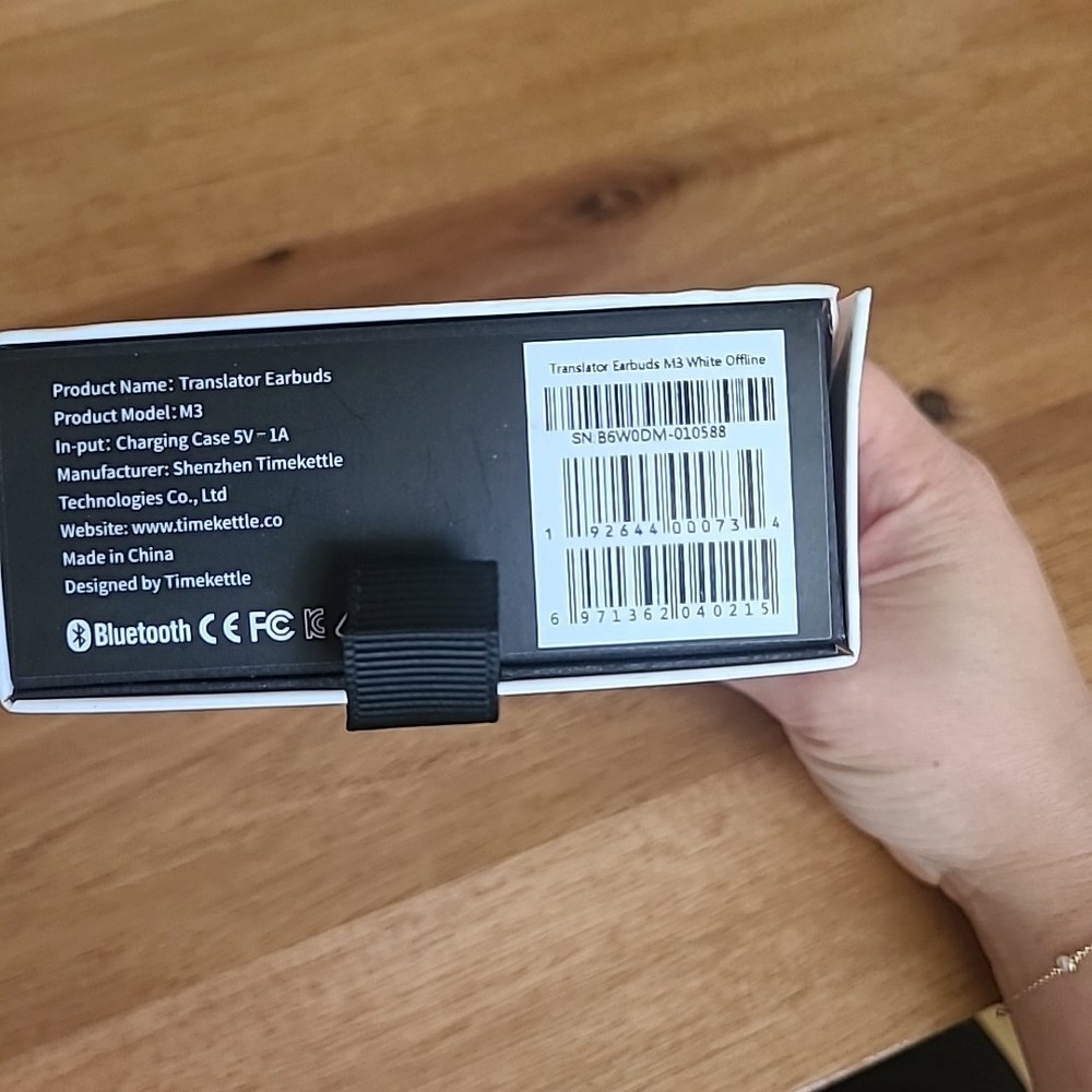 Timekettle M3 Translator Earbuds 40 Languages OpenBox