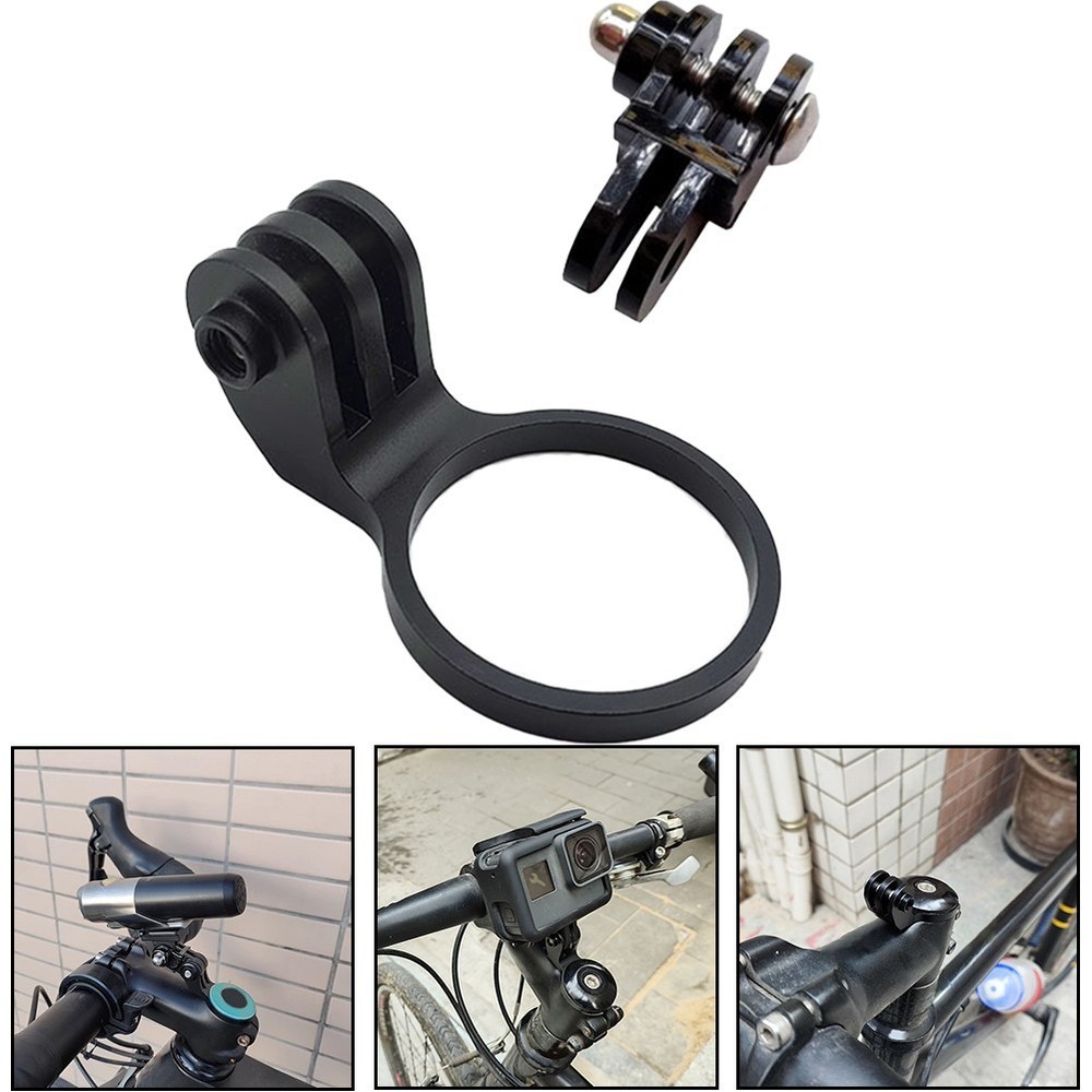 Headset Camera Bicycle Stem Holder Compatibility Secure Camera Mounting