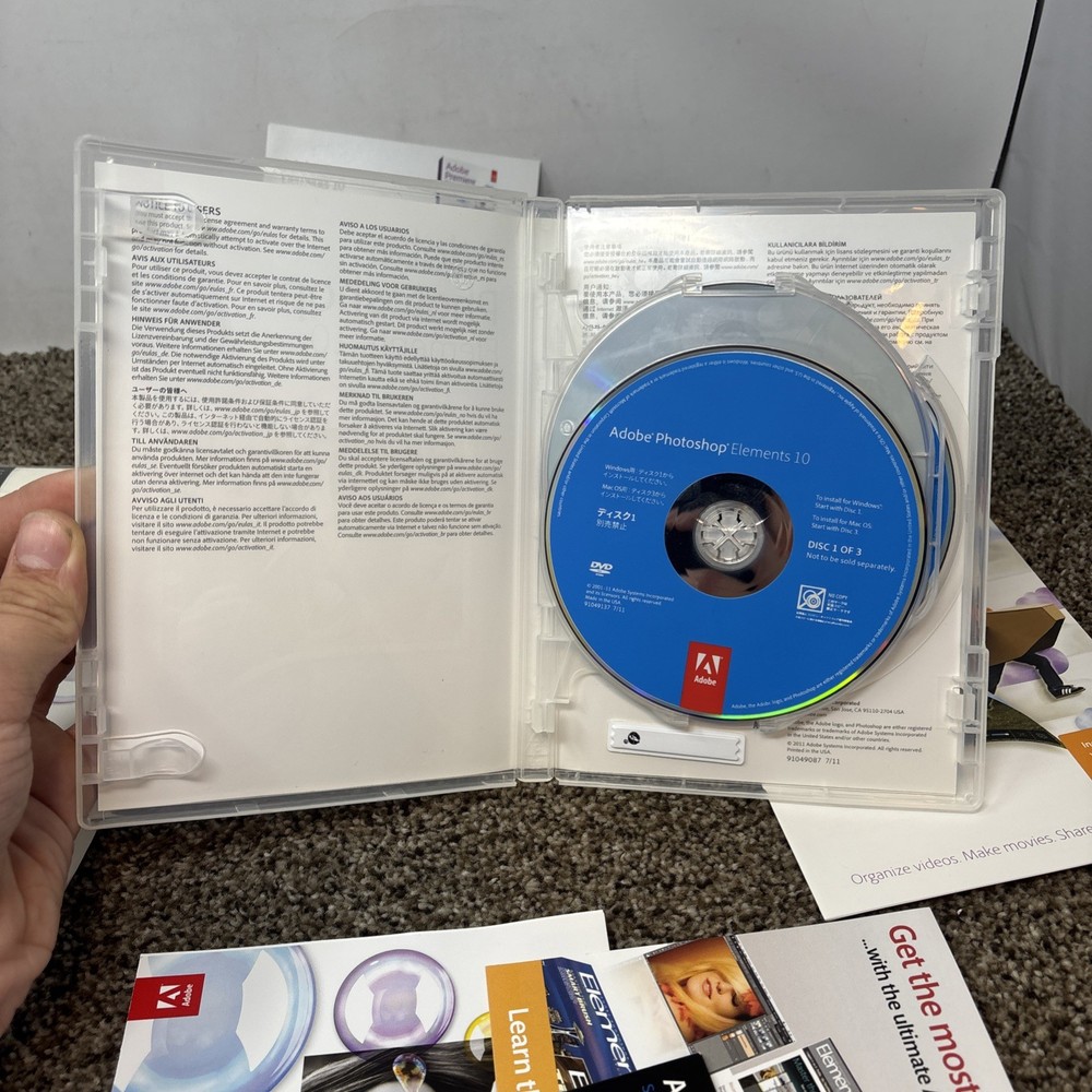 Adobe Photoshop Elements 10 And 13 Win/Mac BAD CODES READ!