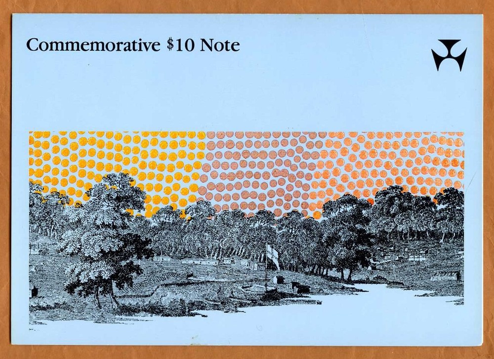 Australia, $10, 1988, Polymer, P-49a, AA-Prefix, UNC Commemorative, Folder