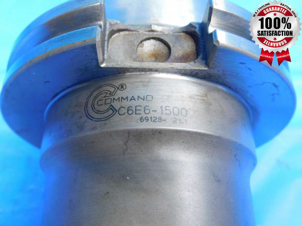 CAT50 COMMAND 1 1/2 I.D. SOLID END MILL TOOL HOLDER 1.5 EXTENDED C6E6-1500
