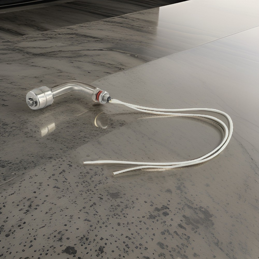 Liquid Water Level Right Angle Horizontal Float Switch Stainless Steel Pool