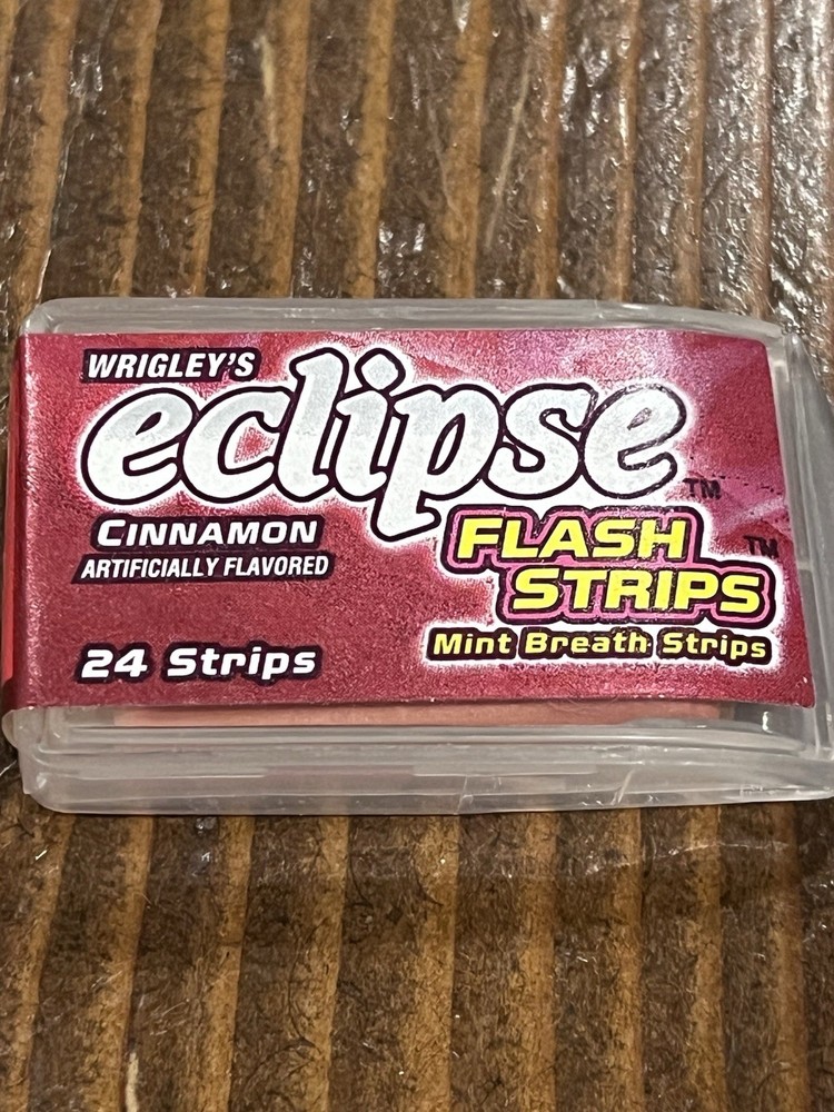Wrigley's Eclipse Flash Strips Cinnamon Mint Breath Strips 2 Collectible Packs