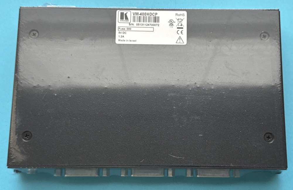 New KRAMER Electronics Mega Tools KR-VM-400HDCP 1:4 DVI Distributor Amplifier