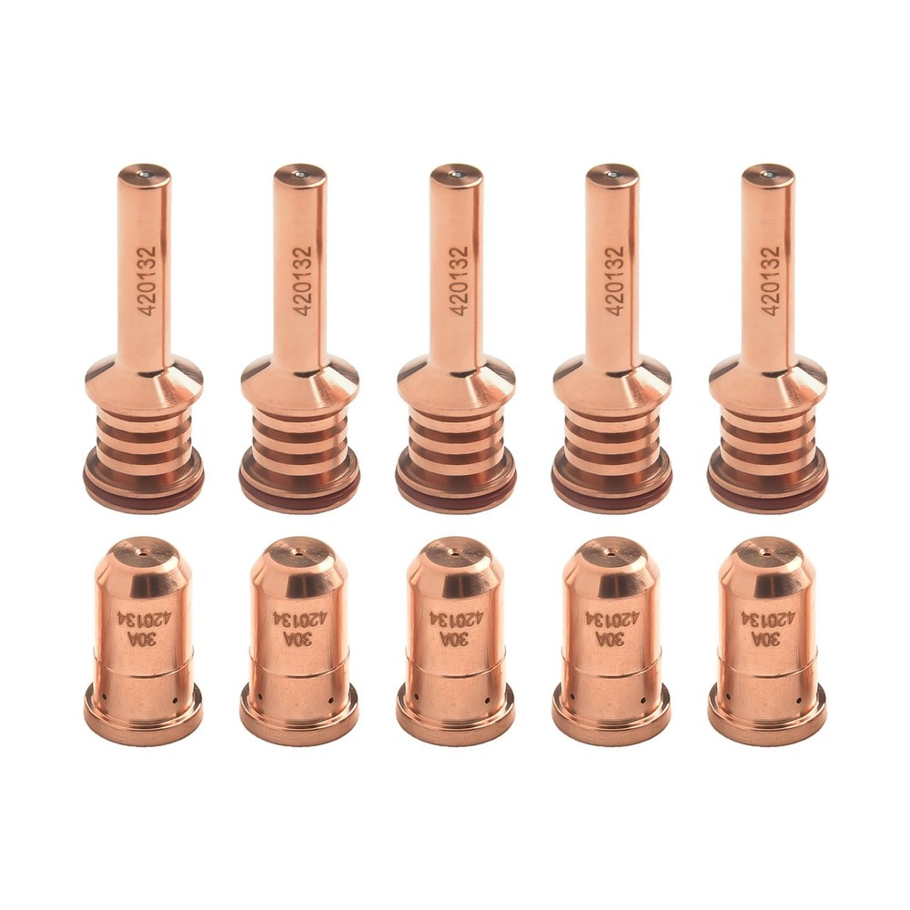 Replacement Plasma Consumables Set for PMX 30AIR 5 Electrodes & 5 Nozzles