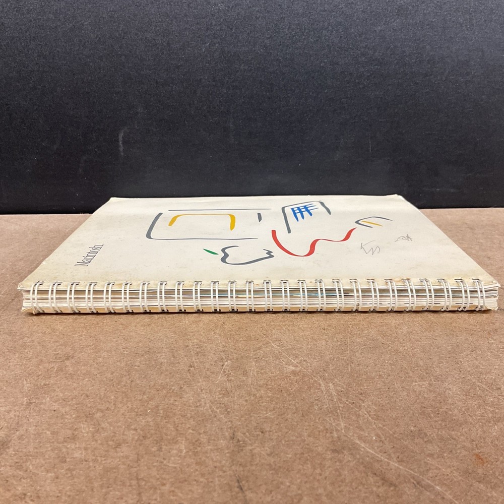 1984 Apple Computer Macintosh Manual Vintage Computing