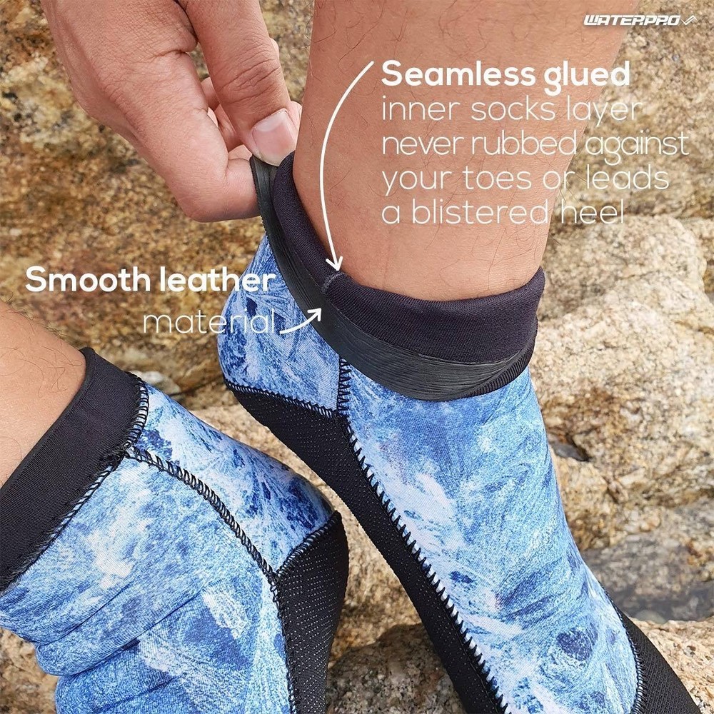Water Pro 3mm Pattern Scuba Dive Short Socks
