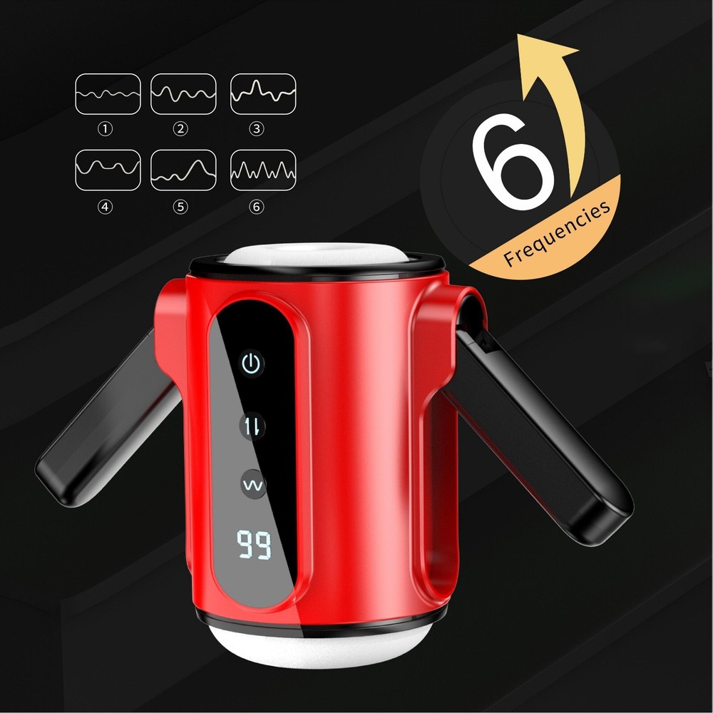 Male Open-Ended Automatic Masturbator Thrusting Vibrating Stroker Cup Lubricants