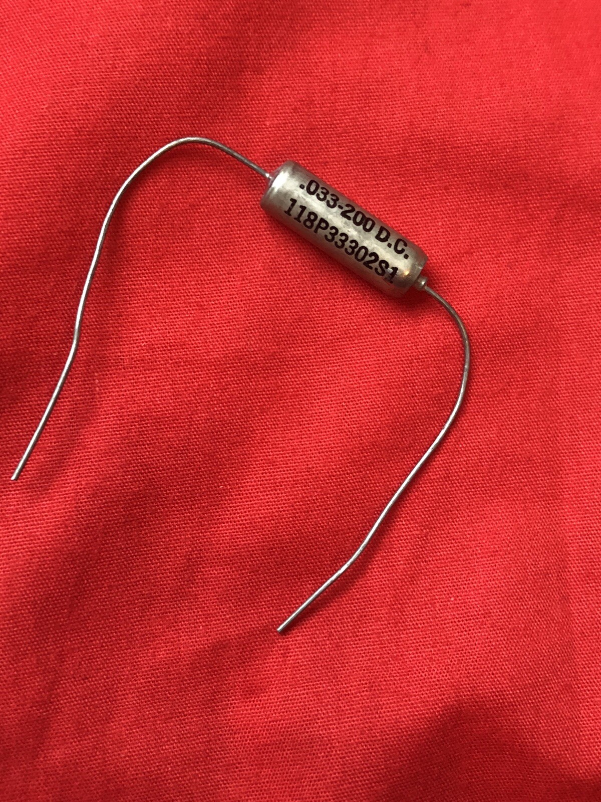 Sprague .033 uF 200V Vitamin Q PIO oil capacitor 118P tone cap audio grade 60s