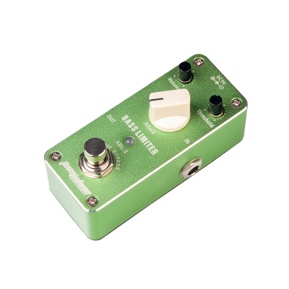 Aroma ABL-3 Guitar Compressor Effect Pedal Threshold attack Knob Footswitch