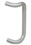 CRL M1741028 10" Clear Anodized Solid Offset Pull Handle