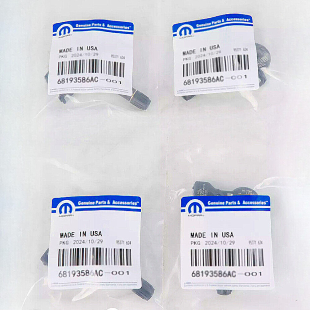 4Pcs OEM 68193586AC TPMS Tire Pressure Sensors for Chrysler Jeep Dodge US Stock